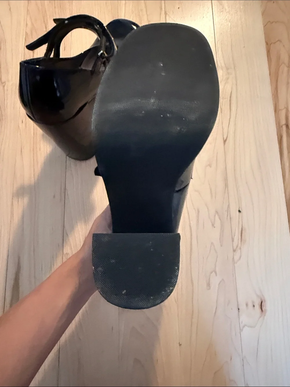 Steve Madden glossy black